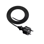 PP-40H/2M/3X1,0/H05VV-F Przewód przyłączeniowy z wtyczką prostą IP44; 3x1; H05VV-F; 2m; czarny
