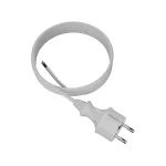 PP-40H/3M/3X1,0/H05VV-F Przewód przyłączeniowy z wtyczką prostą IP44; 3x1; H05VV-F; 3m; biały