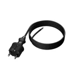 PP-40H/4M/3X1,0/H05VV-F Przewód przyłączeniowy z wtyczką prostą IP44; 3x1; H05VV-F; 4m; czarny