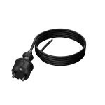 PP-40H/4M/3X1,0/H05VV-F Przewód przyłączeniowy z wtyczką prostą IP44; 3x1; H05VV-F; 4m; czarny
