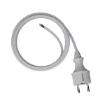 PP-40H/5M/3X1,0/H05VV-F Przewód przyłączeniowy z wtyczką prostą IP44; 3x1; H05VV-F; 5m; biały