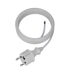 PP-40H/5M/3X1,0/H05VV-F Przewód przyłączeniowy z wtyczką prostą IP44; 3x1; H05VV-F; 5m; biały
