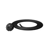 PP-40H/1,5M/3X1,5/H05VV-F Przewód przyłączeniowy z wtyczką prostą IP44; 3x1,5; H05VV-F; 1,5m; czarny