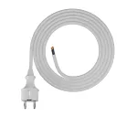 PP-40H/2M/3X1,5/H05VV-F Przewód przyłączeniowy z wtyczką prostą IP44; 3x1,5; H05VV-F; 2m; biały