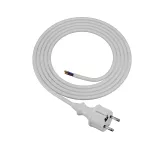 PP-40H/2M/3X1,5/H05VV-F Przewód przyłączeniowy z wtyczką prostą IP44; 3x1,5; H05VV-F; 2m; biały