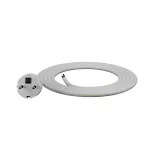 PP-40H/2M/3X1,5/H05VV-F Przewód przyłączeniowy z wtyczką prostą IP44; 3x1,5; H05VV-F; 2m; biały