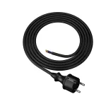 PP-40H/2M/3X1,5/H05VV-F Przewód przyłączeniowy z wtyczką prostą IP44; 3x1,5; H05VV-F; 2m; czarny