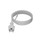 PP-40H/3M/3X1,5/H05VV-F Przewód przyłączeniowy z wtyczką prostą IP44; 3x1,5; H05VV-F; 3m; biały