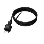 PP-40H/4M/3X1,5/H05VV-F Przewód przyłączeniowy z wtyczką prostą IP44; 3x1,5; H05VV-F; 4m; czarny