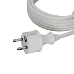PP-40H/5M/3X1,5/H05VV-F Przewód przyłączeniowy z wtyczką prostą IP44; 3x1,5; H05VV-F; 5m; biały