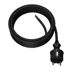 PP-40H/5M/3X1,5/H05VV-F Przewód przyłączeniowy z wtyczką prostą IP44; 3x1,5; H05VV-F; 5m; czarny