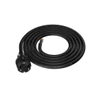 PP-40H/2M/3X2,5/H05VV-F Przewód przyłączeniowy z wtyczką prostą IP44; 3x2,5; H05VV-F; 2m; czarny