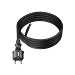 PP-40H/3M/3X2,5/H05VV-F Przewód przyłączeniowy z wtyczką prostą IP44; 3x2,5; H05VV-F; 3m; czarny