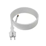 PP-40H/4M/3X2,5/H05VV-F Przewód przyłączeniowy z wtyczką prostą IP44; 3x2,5; H05VV-F; 4m; biały
