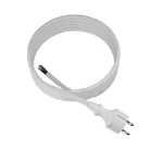 PP-40H/4M/3X2,5/H05VV-F Przewód przyłączeniowy z wtyczką prostą IP44; 3x2,5; H05VV-F; 4m; biały