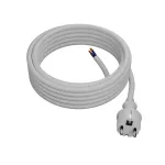 PP-40H/5M/3X2,5/H05VV-F Przewód przyłączeniowy z wtyczką prostą IP44; 3x2,5; H05VV-F; 5m; biały