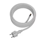 PP-40H/5M/3X2,5/H05VV-F Przewód przyłączeniowy z wtyczką prostą IP44; 3x2,5; H05VV-F; 5m; biały