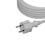 PP-40H/5M/3X2,5/H05VV-F Przewód przyłączeniowy z wtyczką prostą IP44; 3x2,5; H05VV-F; 5m; biały
