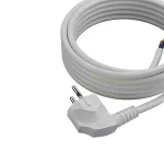 PP-50/10M/3X1,5/OMY ŻO Przewód przyłączeniowy z wtyczką kątowa UniSCHUKO; 3x1,5; OMY żo; 10m; biały