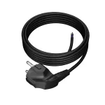 PP-50/10M/3X1/OMY ŻO Przewód przyłączeniowy z wtyczką kątowa UniSCHUKO; 3x1; OMY żo; 10m; czarny