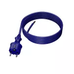 PP-40H/3M/3X1,5/H07BQ-FI Przewód przyłączeniowy z wtyczką prostą IP44; 3x1,5; H07BQ-F; 3m; niebieski