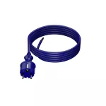 PP-40H/3M/3X1,5/H07BQ-FI Przewód przyłączeniowy z wtyczką prostą IP44; 3x1,5; H07BQ-F; 3m; niebieski