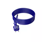 PP-40H/4M/3X2,5/H07BQ-FI Przewód przyłączeniowy z wtyczką prostą IP44; 3x2,5; H07BQ-F; 4m; niebieski