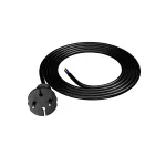 PP-21/1,5M/2X1/H05BQF B/ZAW Przewód przyłączeniowy z wtyczką prostą IP20; 2x1; H05BQF; 1,5m; czarny