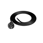 PP-21/1,5M/2X1,5/H07BQF B/ZA Przewód przyłączeniowy z wtyczką prostą IP20; 2x1,5; H07BQF; 1,5m; czarny