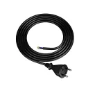 PP-21/2M/2X1,5/H07BQF B/ZAW Przewód przyłączeniowy z wtyczką prostą IP20; 2x1,5; H07BQF; 2m; czarny