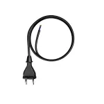 PP-21/4M/2X1,5/H07BQF B/ZAW Przewód przyłączeniowy z wtyczką prostą IP20; 2x1,5; H07BQF; 4m; czarny