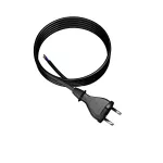PP-21/4M/2X1,5/H07BQF B/ZAW Przewód przyłączeniowy z wtyczką prostą IP20; 2x1,5; H07BQF; 4m; czarny