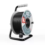 PB-CR/D/50M/3X1,5/H05VV-F Przedłużacz bębnowy CRAFT LINE; 4x2p+Z; IP20; 16A; H05VV-F; 3x1,5; 50m; czarny