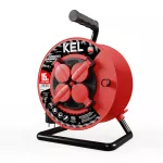PB-PRO/S/S/15M/3X1,5/H05RR-F Przedłużacz bębnowy PROFESSIONAL LINE SCHUKO; 4x2p+Z; IP44; 16A; H05RR-F; 3x1,5; 15m; czarny
