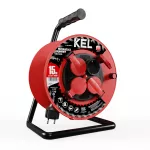 PB-PRO/S/S/15M/3X1,5/H05RR-F Przedłużacz bębnowy PROFESSIONAL LINE SCHUKO; 4x2p+Z; IP44; 16A; H05RR-F; 3x1,5; 15m; czarny