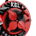 PB-PRO/S/S/15M/3X1,5/H05RR-F Przedłużacz bębnowy PROFESSIONAL LINE SCHUKO; 4x2p+Z; IP44; 16A; H05RR-F; 3x1,5; 15m; czarny