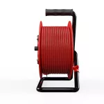 PB-PRO/D/S/40M/3X1,5/H05RR-F Przedłużacz bębnowy PROFESSIONAL LINE SCHUKO; 4x2p+Z; IP44; 16A; H05RR-F; 3x1,5; 40m; czerwony