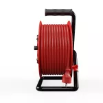 PB-PRO/D/S/30M/3X2,5/H05RR-F Przedłużacz bębnowy PROFESSIONAL LINE SCHUKO; 4x2p+Z; IP44; 16A; H05RR-F; 3x2,5; 30m; czerwony