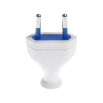 WT-1/2,5A  BIAŁY Wtyczka rozbieralna płaska; 2,5A/250V, II kl.izol.; BIAŁY