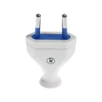WT-1/2,5A  BIAŁY Wtyczka rozbieralna płaska; 2,5A/250V, II kl.izol.; BIAŁY