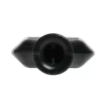 WT-1/2,5A  CZARNY Wtyczka rozbieralna płaska; 2,5A/250V, II kl.izol.; CZARNY