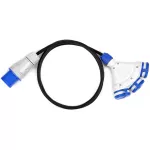 PS-CMP3M/44/3,0M/3X2,5/H05RR-F Adapter redukcja CAMPING Przejściówka 16A  3P 3X 230V EXTREM 3X2,5 H05RR-F  3 M IP44