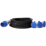 PS-CMP3M/44/5,0M/3X2,5/H05RR-F Adapter redukcja CAMPING Przejściówka 16A 3P 3X 230V EXTREM 3X2,5 H05RR-F  5 M IP44