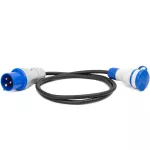 PS-CMP1M/44/1,5M/3X2,5/H05RR-F Adapter redukcja CAMPING Przejściówka 16A 3P 1X 230V EXTREM 3X2,5 H05RR-F  1,5 M IP44