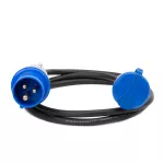 PS-CMP1M/44/1,5M/3X2,5/H05RR-F Adapter redukcja CAMPING Przejściówka 16A 3P 1X 230V EXTREM 3X2,5 H05RR-F  1,5 M IP44