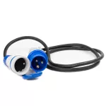 PS-CMP1M/44/1,5M/3X2,5/H05RR-F Adapter redukcja CAMPING Przejściówka 16A 3P 1X 230V EXTREM 3X2,5 H05RR-F  1,5 M IP44