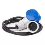 PS-CMP1M/44/3,0M/3X2,5/H05RR-F Adapter redukcja CAMPING Przejściówka 16A 3P 1X 230V EXTREM 3X2,5 H05RR-F  3 M IP44