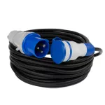 PS-CMP1M/44/10M/3X2,5/H05RR-F Adapter redukcja CAMPING Przejściówka 16A 3P 1X 230V EXTREM 3X2,5 H05RR-F  10 M IP44