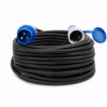 PS-CMP1M/44/20M/3X2,5/H05RR-F Adapter redukcja CAMPING Przejściówka 16A 3P 1X 230V EXTREM 3X2,5 H05RR-F  20 M IP44