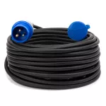 PS-CMP1M/44/20M/3X2,5/H05RR-F Adapter redukcja CAMPING Przejściówka 16A 3P 1X 230V EXTREM 3X2,5 H05RR-F  20 M IP44